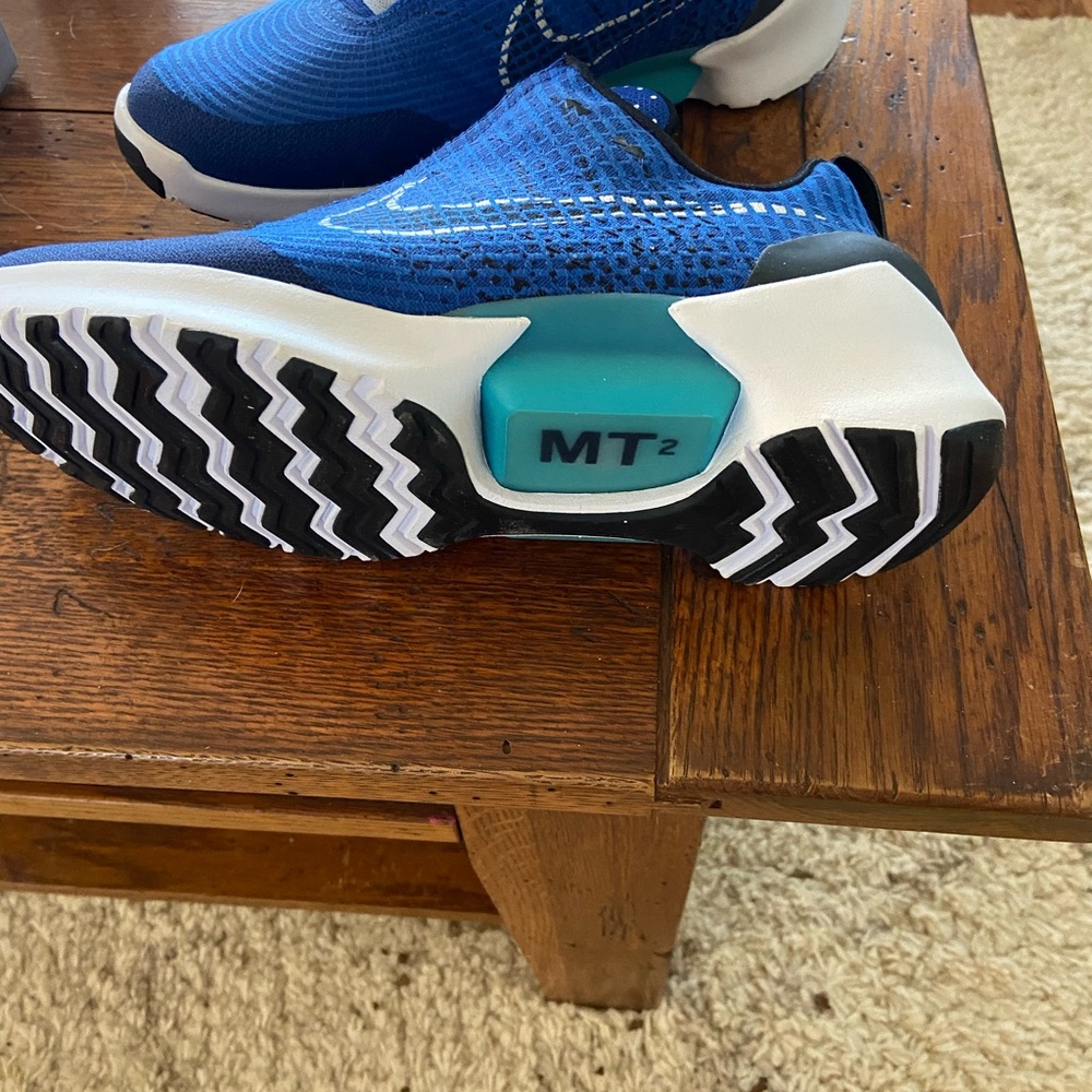 Brand new Nike blue tooth lace up shoes